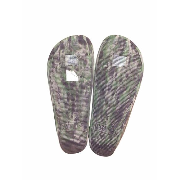 SKECHERS FOAMIES CALI BLAST CAMO SLIDE SANDALS OPEN TOE YOUTH SIZE 6 - Picture 6 of 6